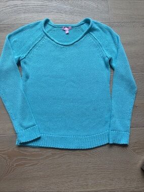 Lilly Pulitzer Turquoise Crewneck Sweater
